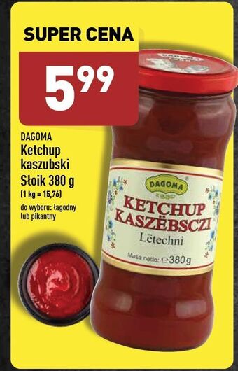 ALDI Ketchup kaszubski łagodny Dagoma oferta