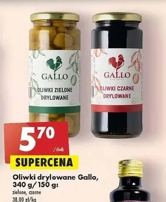 Biedronka Oliwki czarne drylowane Gallo oferta
