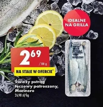 Biedronka Pstrąg tęczowy patroszony Marinero oferta