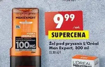 Biedronka Zel pod prysznic L'oreal Men Expert Hydra Energetic oferta