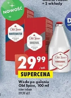 Biedronka Woda po goleniu Old Spice Whitewater oferta