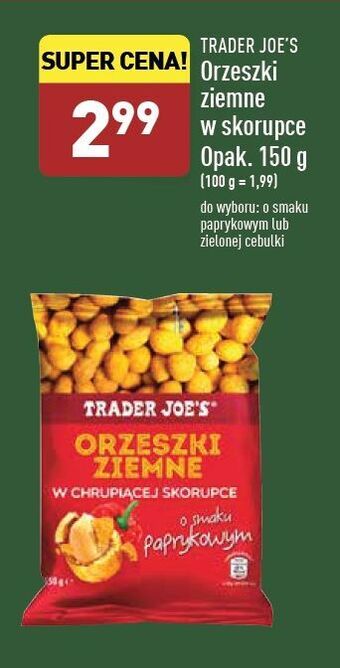 ALDI Orzeszki ziemne paprykowe Trader Joe's oferta