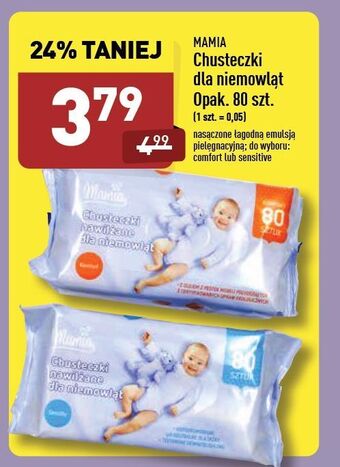 ALDI Chusteczki dla niemowląt sensitive Mamia oferta