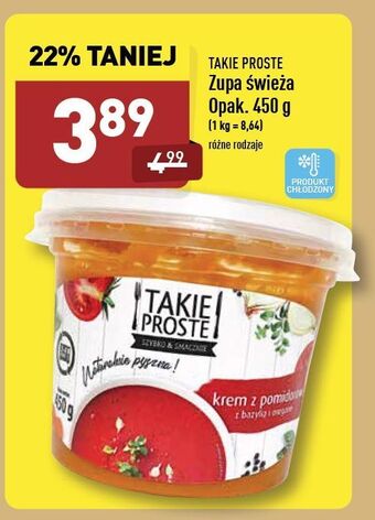ALDI Krem z pomidorów Takie Proste oferta