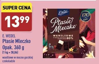 ALDI Czekoladki waniliowe w mocno gorzkiej czekoladzie E. Wedel Ptasie Mleczko oferta