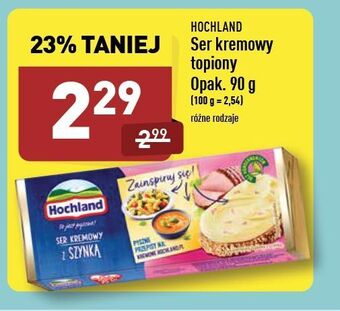 ALDI Ser kremowy z szynką Hochland oferta