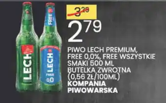 Wafelek Piwo Lech Premium, Free 0,0% 500 ml oferta