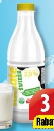 API MARKET Łaciate Mleko świeże 2,0 % 1 l oferta
