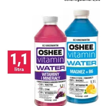 Dealz Oshee Vitamin Water Napój niegazowany o smaku cytryny pomarańczy 1,1 l oferta