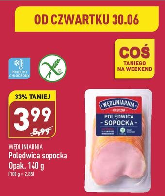 ALDI Poledwica sopocka Wędliniarnia Classic oferta