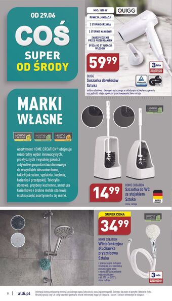 ALDI Suszarka do włosów z jonizacją Quigg oferta