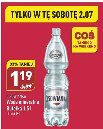 Woda niegazowana Cisowianka