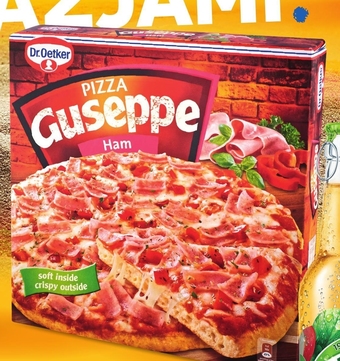 Odido Dr. Oetker Guseppe Pizza z szynką i pieczarkami 425 g oferta