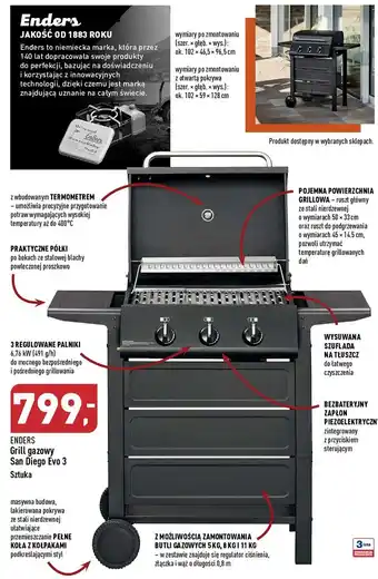 ALDI Grill gazowy 3-palnikowy oferta