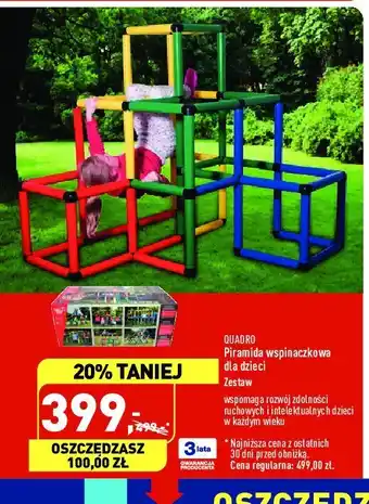 ALDI Piramida wspinaczkowa dla dzieci oferta