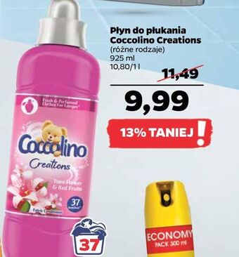Netto Płyn do płukania tiare flower & red fruits Coccolino Creations oferta