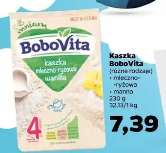 Netto Kaszka mleczno-ryżowa z bananami Bobovita oferta