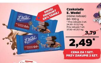 Netto Czekolada gorzka klasyczna 64% E. Wedel oferta