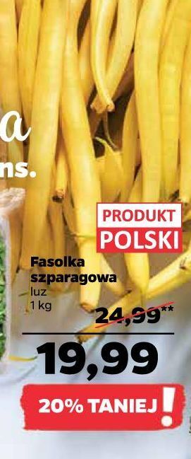 Fasolka szparagowa żółta