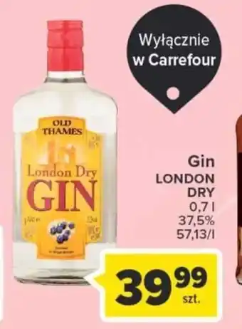 Carrefour Gin London Dry 0,7 l oferta