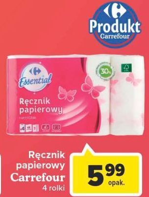 Carrefour Market Recznik papierowy Carrefour Essential oferta