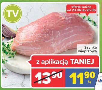 Carrefour Szynka wieprzowa oferta