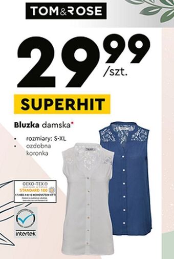 Biedronka Bluzka damska rozm. s-xl Tom & Rose oferta