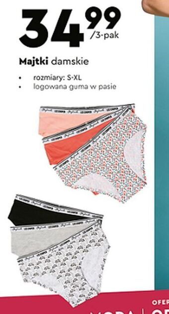 Biedronka Majtki damskie s-xl Lee Cooper oferta