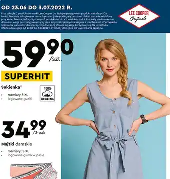 Biedronka Sukienka s-xl Lee Cooper oferta