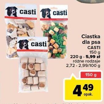 Carrefour Market Ciastka dla psa Casti oferta