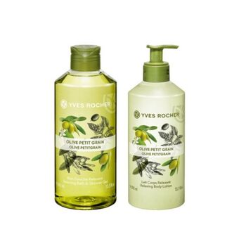 Yves Rocher Relaksujący zestaw oliwka & petit grain oferta