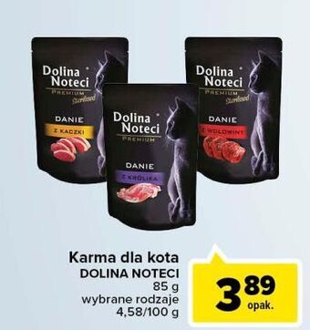 Carrefour Karma dla kota z kaczki Dolina Noteci oferta