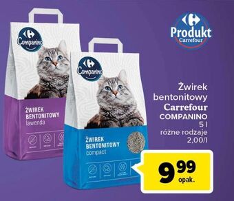 Carrefour Żwirek bentonitowy naturalny Carrefour oferta