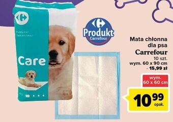 Carrefour Mata chłonna dla zwierząt 60 x cm Carrefour oferta