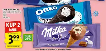 Prim Market Lody rożek Oreo/Milka 110 ml oferta