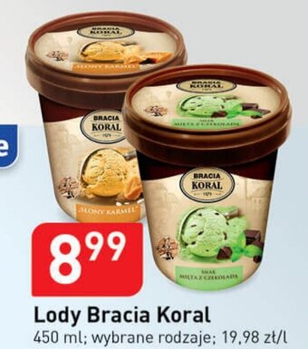 Stokrotka Optima Lody Bracia Koral 450 ml oferta