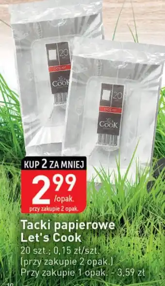 Stokrotka Optima Tacki papierowe Let's Cook oferta