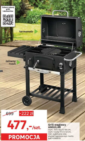 Leroy Merlin Grill węglowy Angular oferta