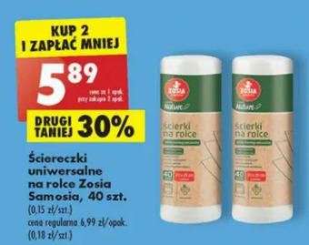 Biedronka Ściereczki na rolce Zosia Samosia oferta