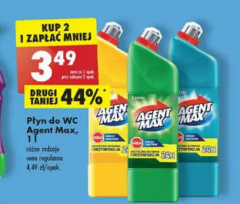 Biedronka Płyn do wc leśny Agent Max oferta