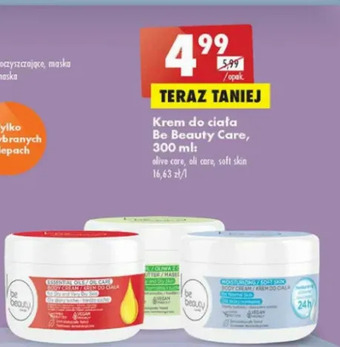 Biedronka Krem do ciała nawilżający Be Beauty Soft Skin oferta