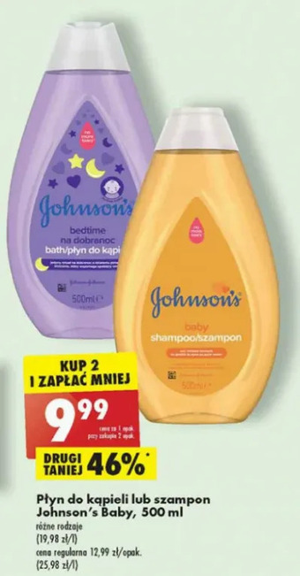 Biedronka Szampon łagodny Johnson's Baby oferta