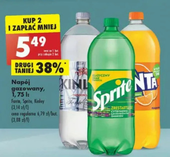 Biedronka Napój tonic water Kinley oferta