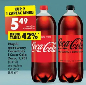 Biedronka Napój Coca-Cola Zero oferta