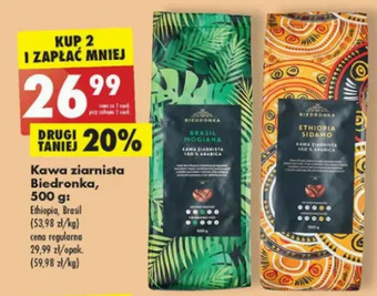 Biedronka Kawa ziarnista brasil mogiana Biedronka oferta