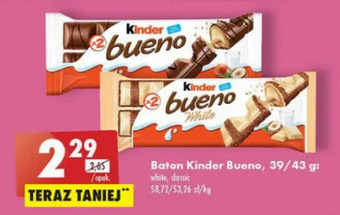 Biedronka Baton Kinder Bueno oferta