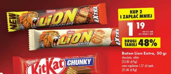 Biedronka Baton white Lion White Xl oferta