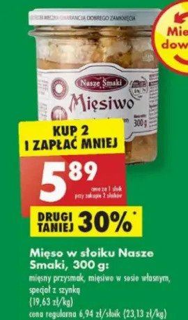 Biedronka Mięsny przysmak Nasze Smaki oferta