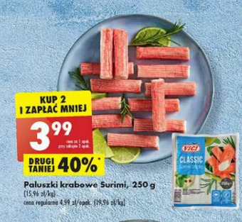 Biedronka Paluszki krabowe surimi Vici oferta