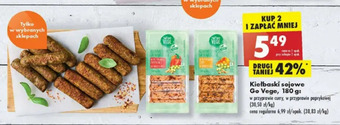 Kiełbaski sojowe w przyprawie paprykowej Govege